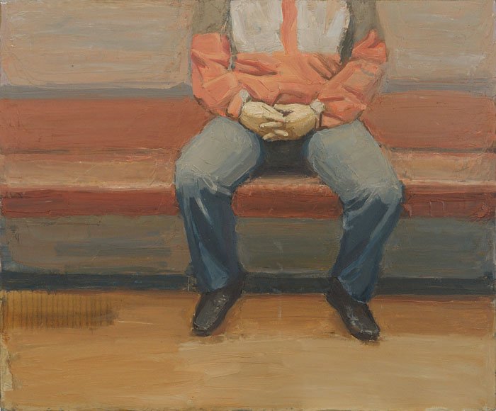 Man. 50x60; oil on wood; 2010