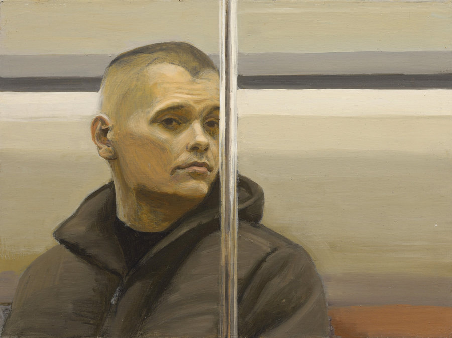 Pavel Otdelnov. Portrait of Unknown 2. 2011, oil on panel, 30x40