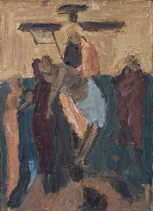Deposition. 70x45; oil on canvas; 2004