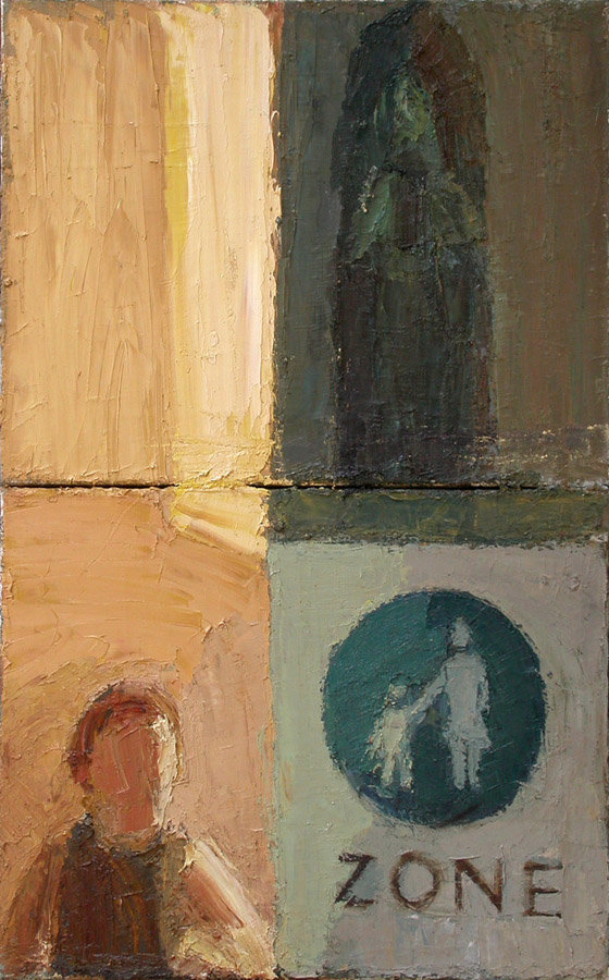 Zone. 80x50; oil on canvas; 2003