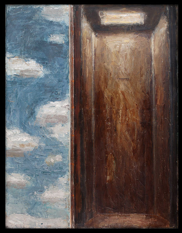 Elevator. 100x80; oil on canvas; 2002