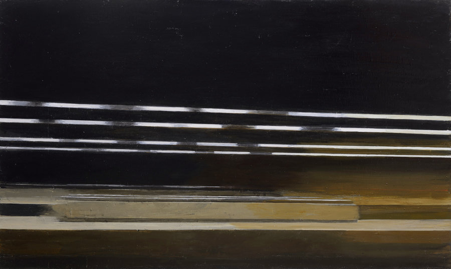Pavel Otdelnov. Horizontal motion. 2012. oil on canvas, 90x150. Private collection