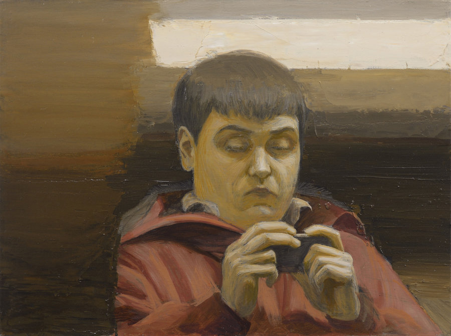 Pavel Otdelnov. Portrait of Unknown 3. 2011, oil on panel, 30x40