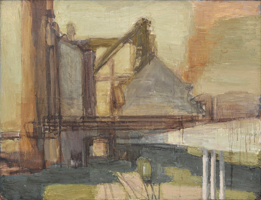Pavel Otdelnov. The Blast Furnace. Noon. 130x170; oil on canvas; 2008