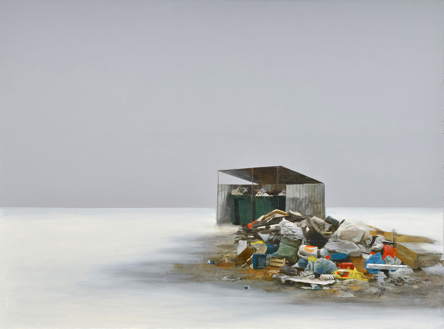 Pavel Otdelnov. Rubbish. 2020. oil on canvas. 150x200