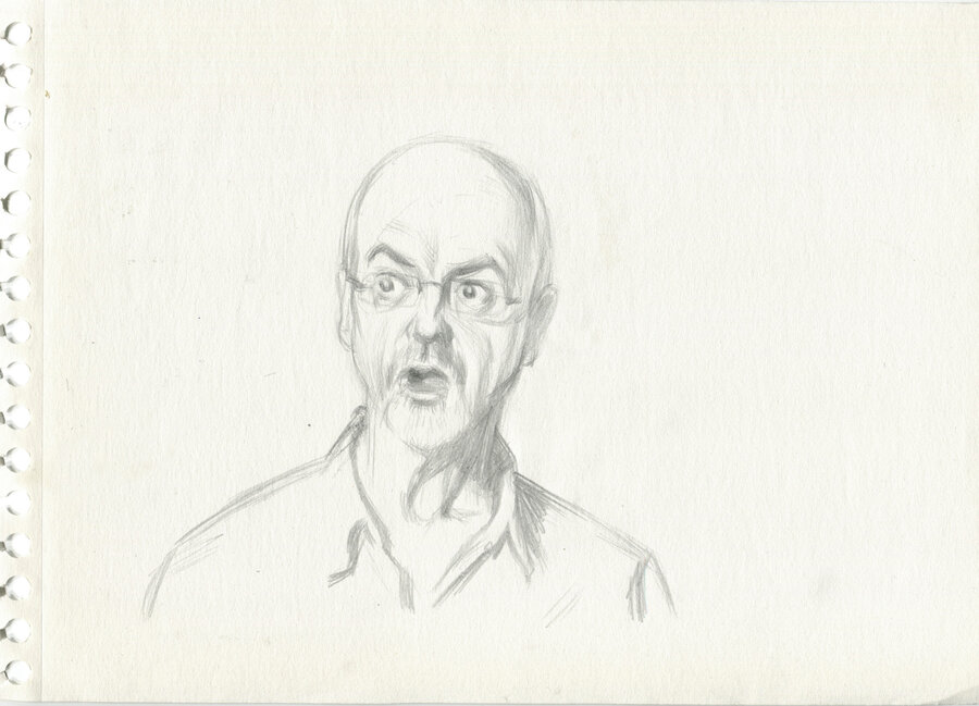 Pavel Otdelnov. Spark. 2020. pencil on paper. 20x30