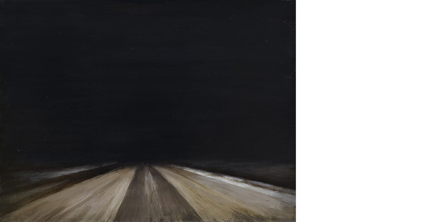 Pavel Otdelnov. Black Landscape. 2020. oil on canvas. 60х90. Private collection