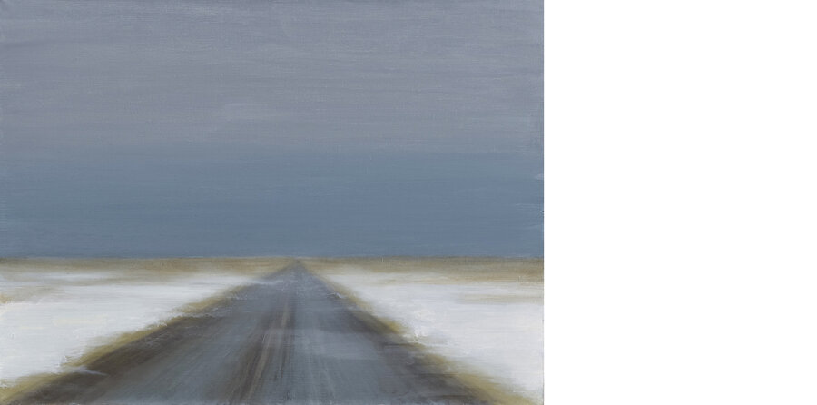 Pavel Otdelnov. White Landscape. 2020. oil on canvas. 60х90. Private collection