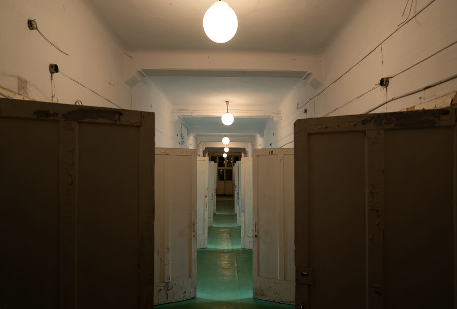 The corridor building of the former secret Laboratory B